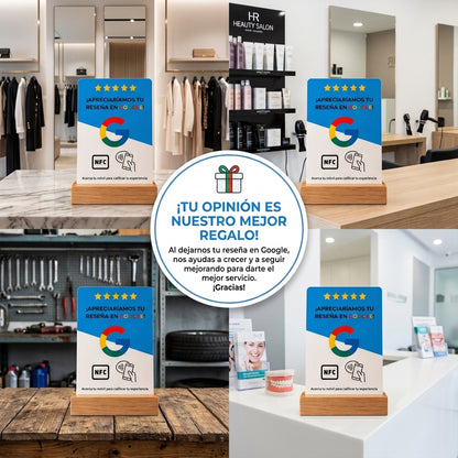 TARJETA NFC RESEÑAS GOOGLE